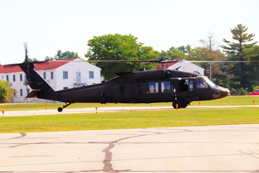 September 2024 UH-60 Black Hawk training at Fort McCoy