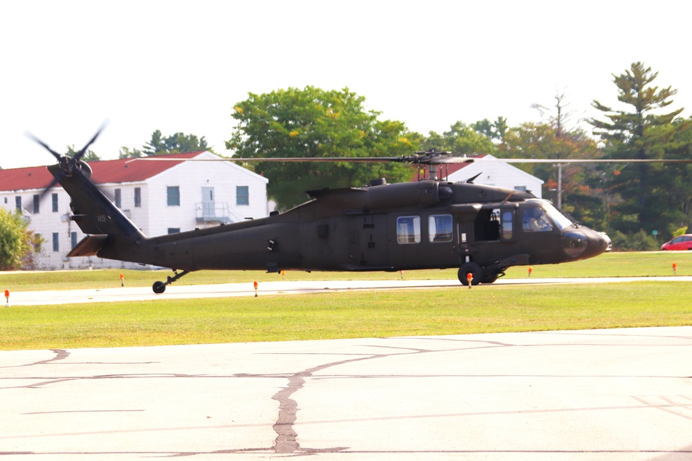 September 2024 UH-60 Black Hawk training at Fort McCoy