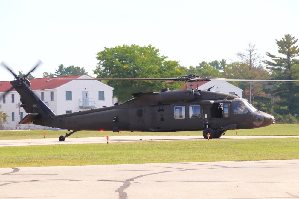 September 2024 UH-60 Black Hawk training at Fort McCoy