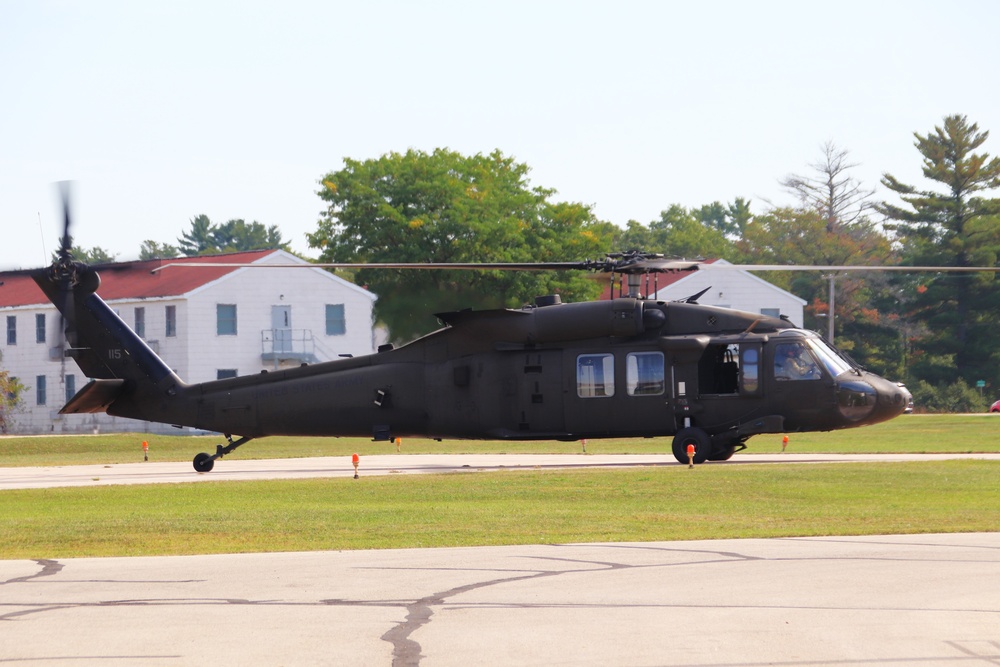 September 2024 UH-60 Black Hawk training at Fort McCoy