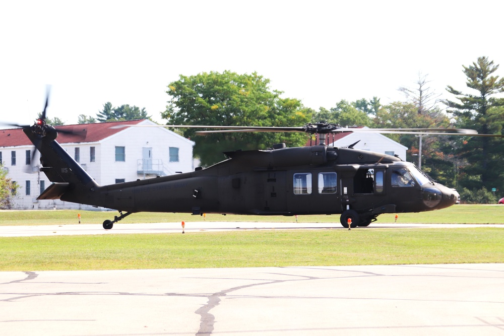 September 2024 UH-60 Black Hawk training at Fort McCoy