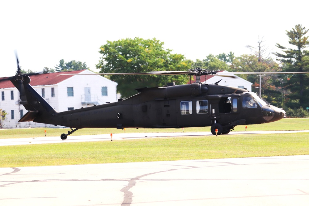 September 2024 UH-60 Black Hawk training at Fort McCoy