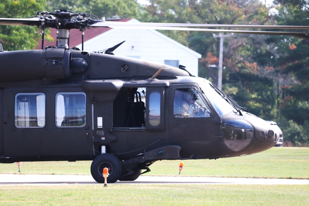 September 2024 UH-60 Black Hawk training at Fort McCoy