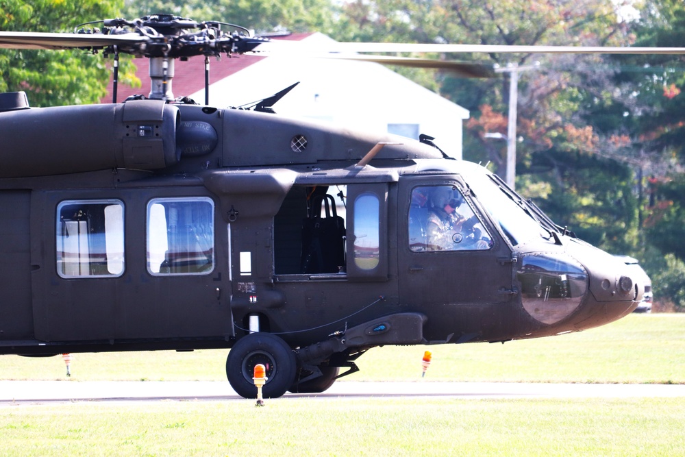 September 2024 UH-60 Black Hawk training at Fort McCoy