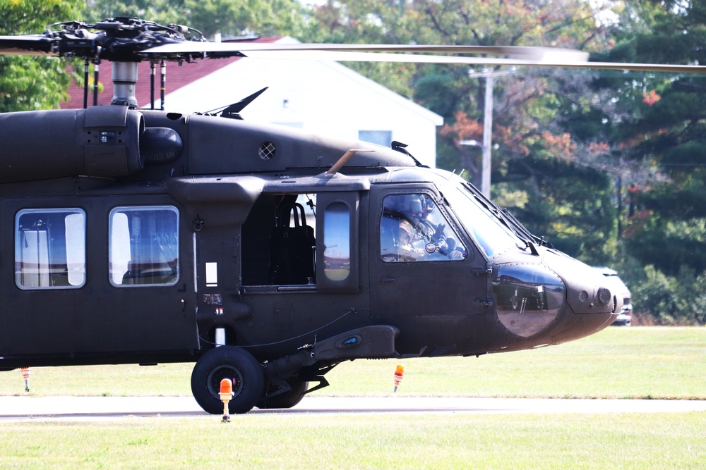 September 2024 UH-60 Black Hawk training at Fort McCoy