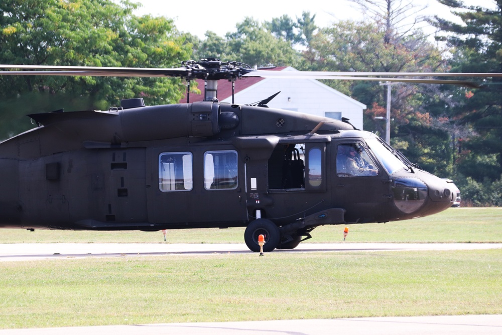 September 2024 UH-60 Black Hawk training at Fort McCoy