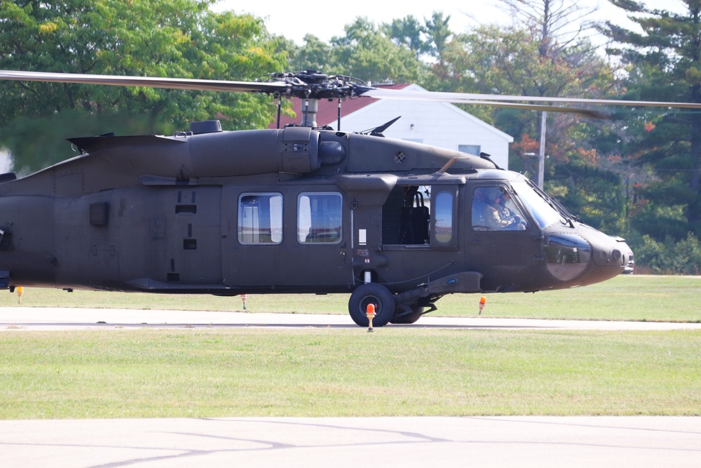 September 2024 UH-60 Black Hawk training at Fort McCoy