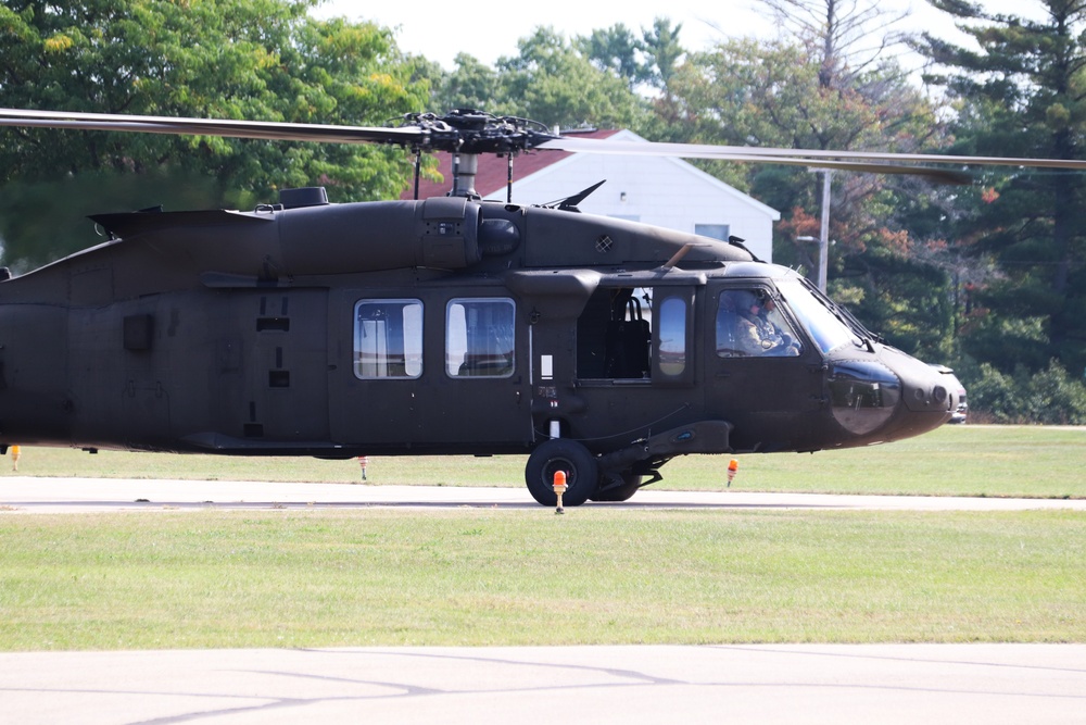 September 2024 UH-60 Black Hawk training at Fort McCoy