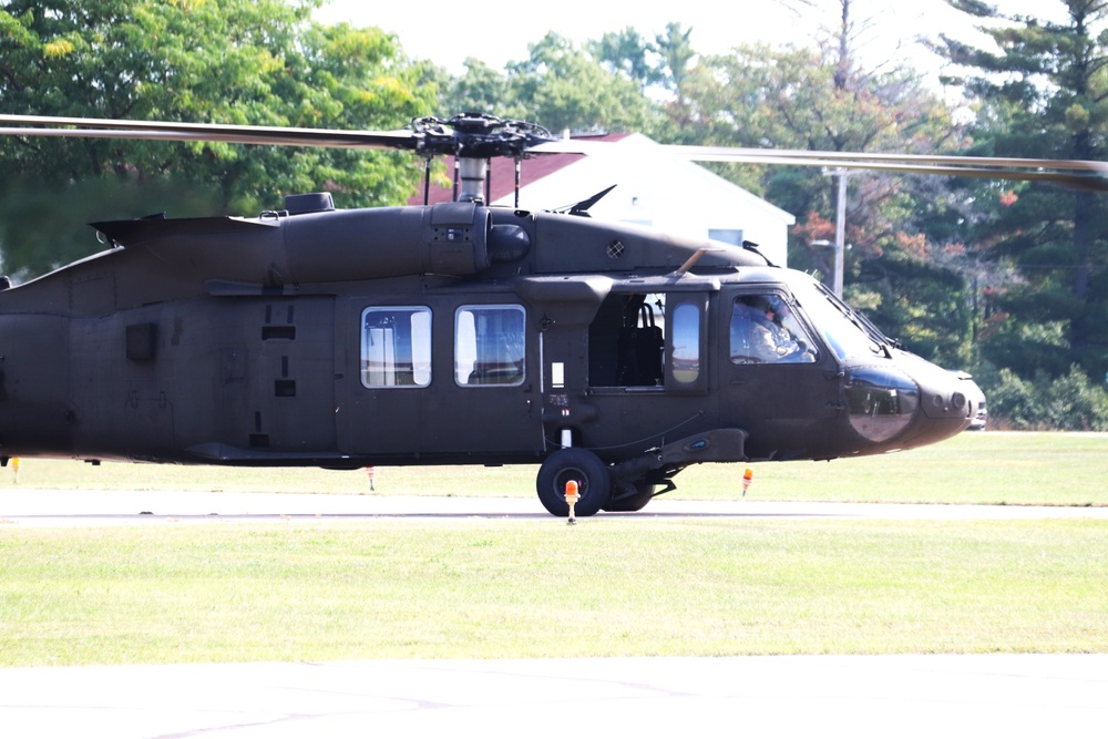 September 2024 UH-60 Black Hawk training at Fort McCoy