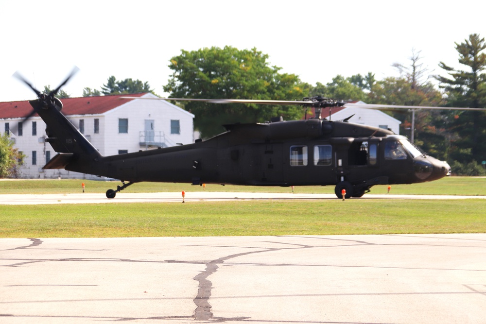 September 2024 UH-60 Black Hawk training at Fort McCoy