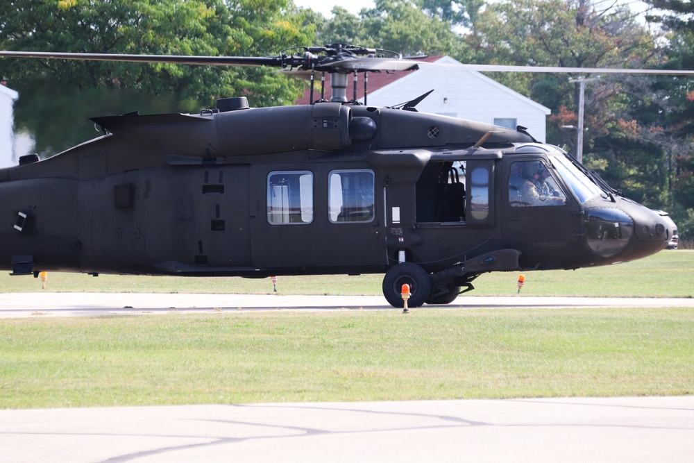 September 2024 UH-60 Black Hawk training at Fort McCoy