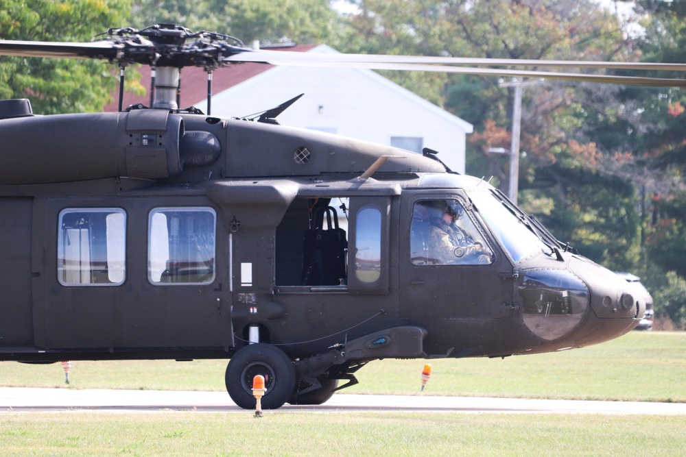 September 2024 UH-60 Black Hawk training at Fort McCoy