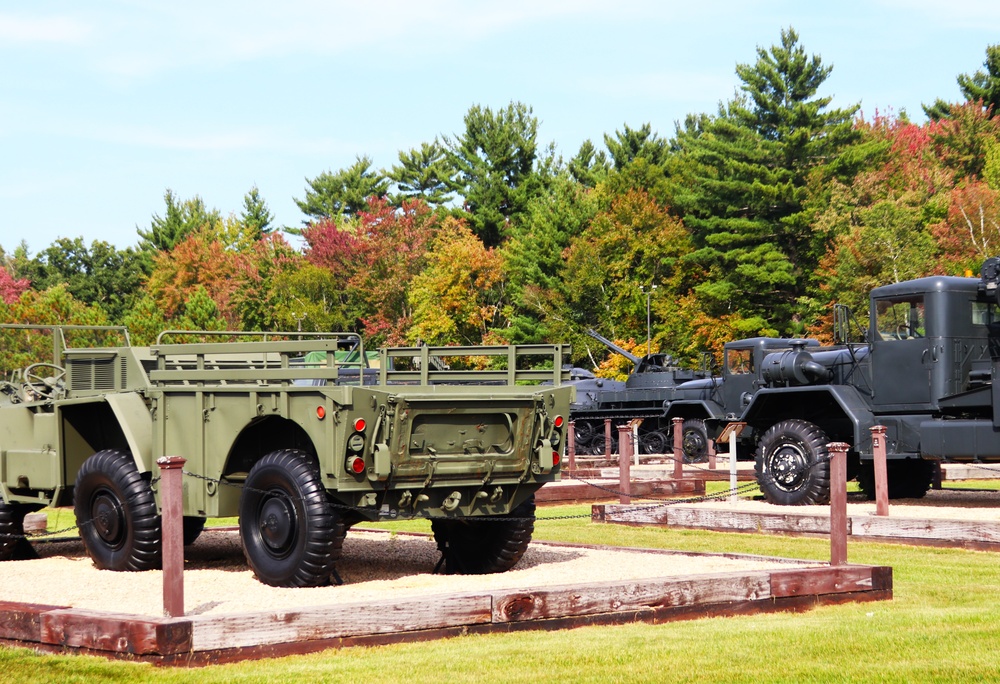 2024 Fall Colors at Fort McCoy's Equipment Park