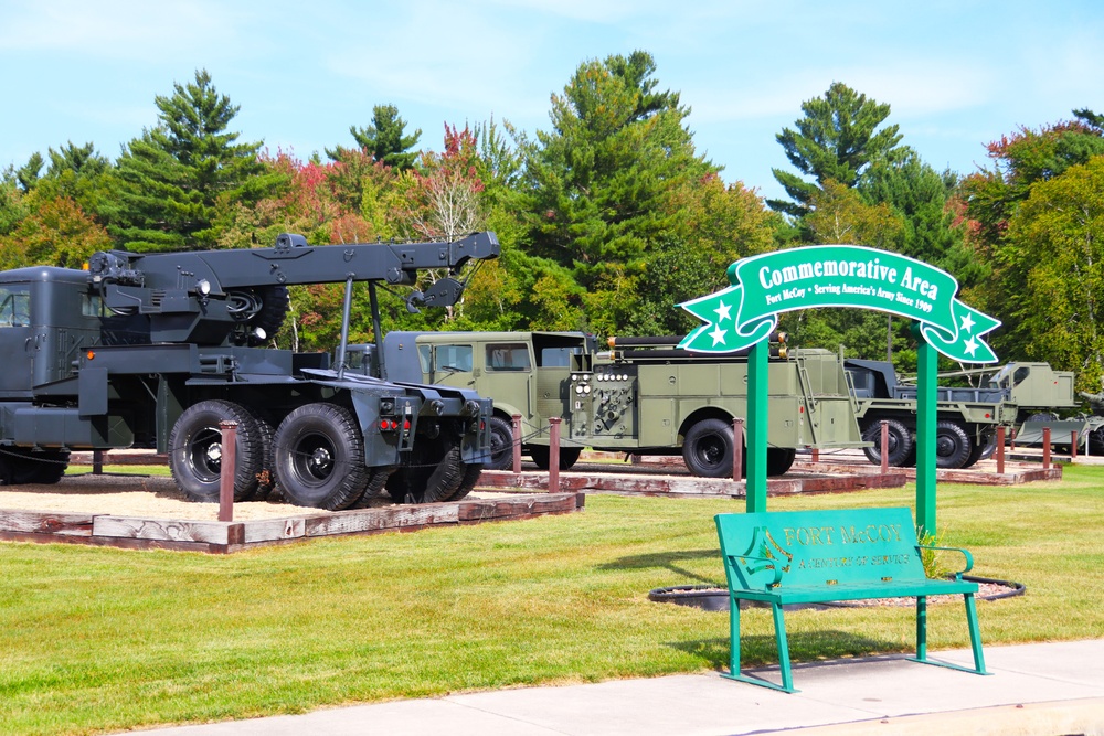 2024 Fall Colors at Fort McCoy's Equipment Park