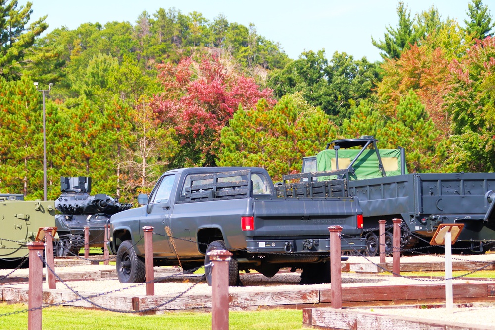 2024 Fall Colors at Fort McCoy's Equipment Park