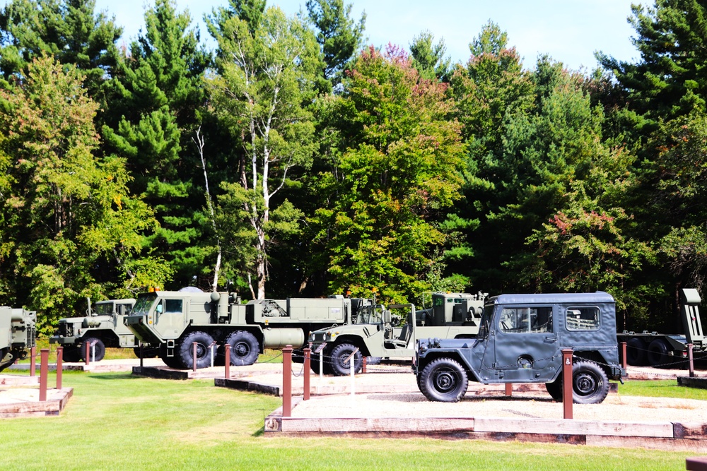 2024 Fall Colors at Fort McCoy's Equipment Park