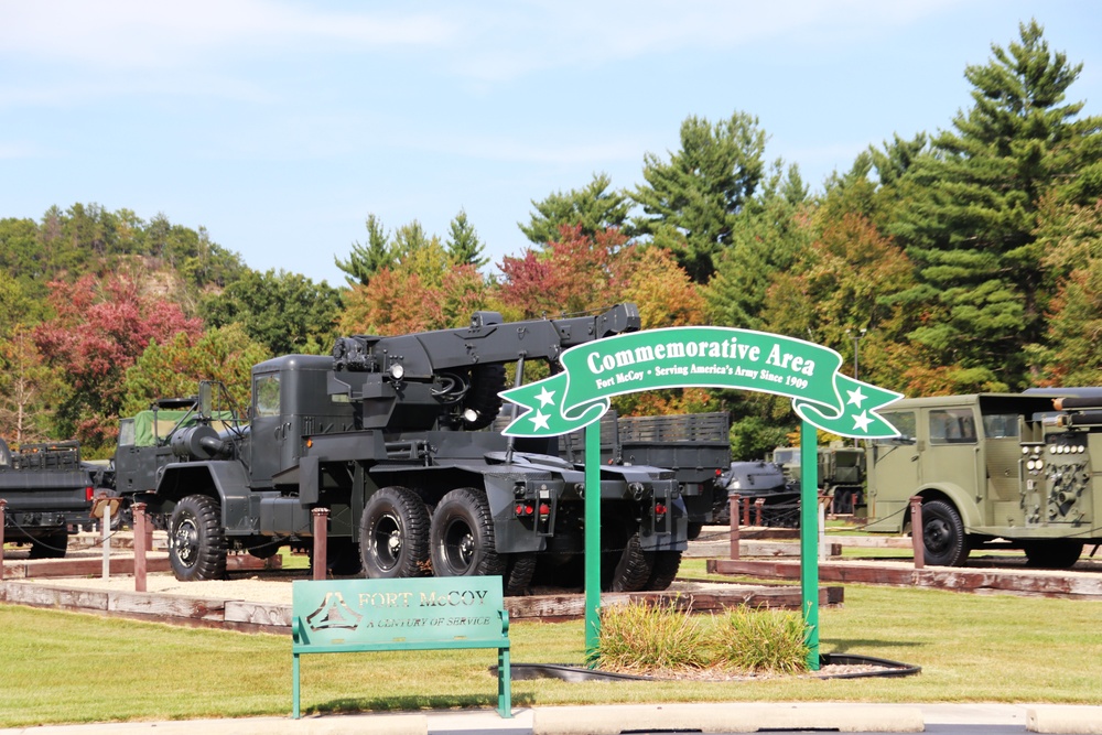 2024 Fall Colors at Fort McCoy's Equipment Park