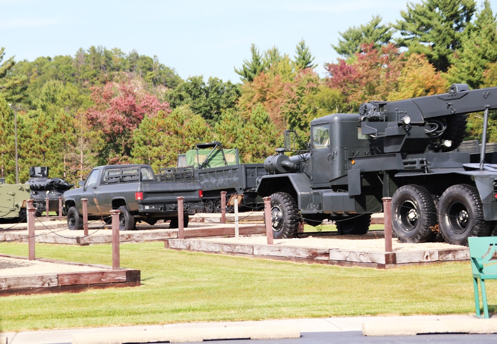 2024 Fall Colors at Fort McCoy's Equipment Park