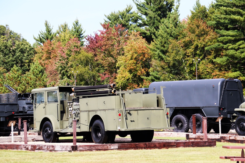 2024 Fall Colors at Fort McCoy's Equipment Park