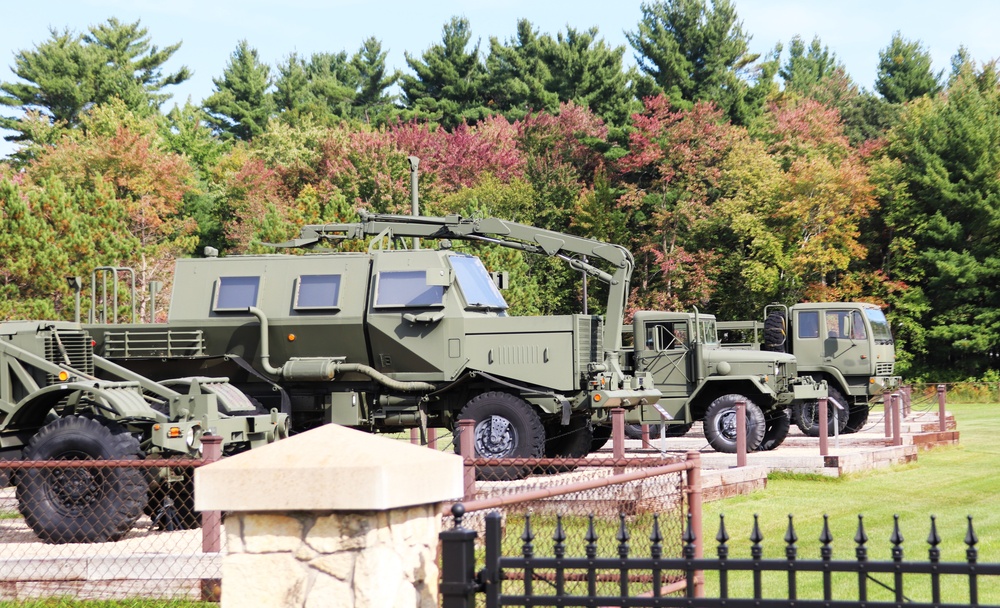 2024 Fall Colors at Fort McCoy's Equipment Park