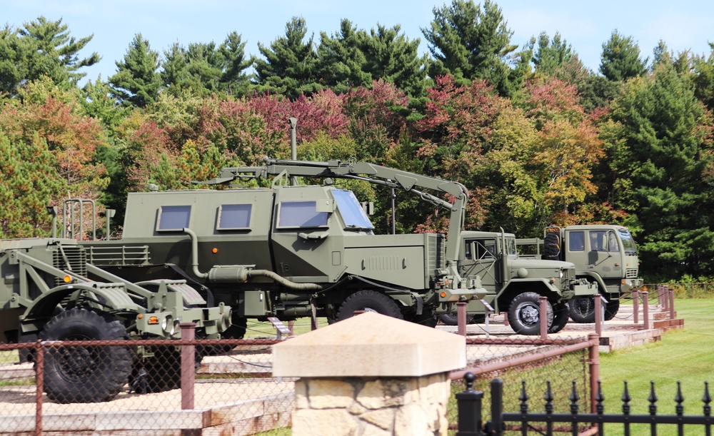 2024 Fall Colors at Fort McCoy's Equipment Park