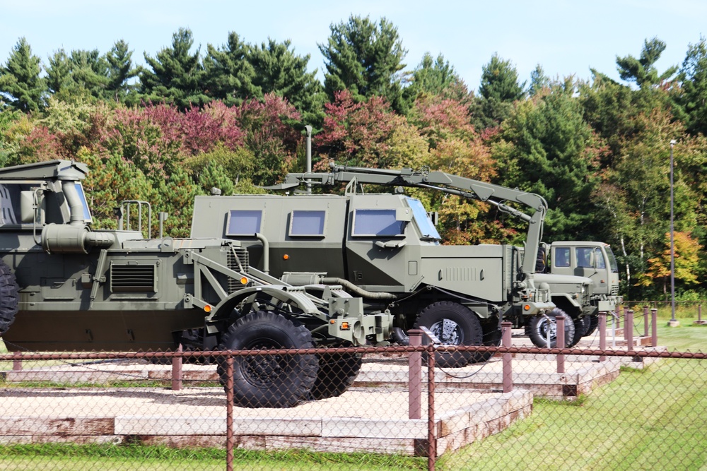 2024 Fall Colors at Fort McCoy's Equipment Park