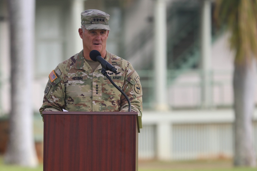 USARPAC Flying V Ceremony