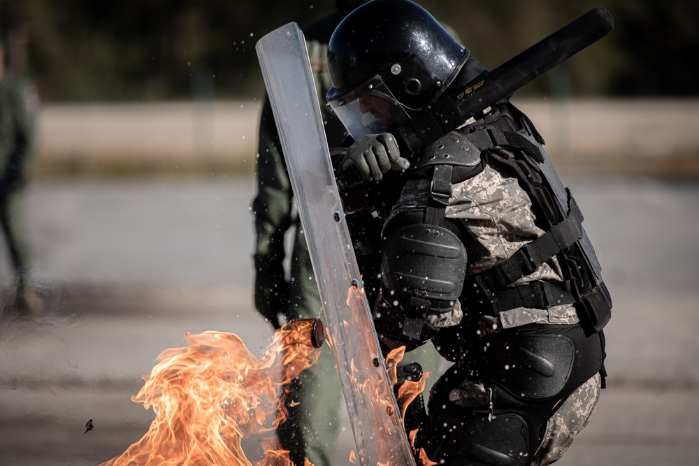 KFOR 34 Conducts Fire Phobia Training in Hohenfels, Germany