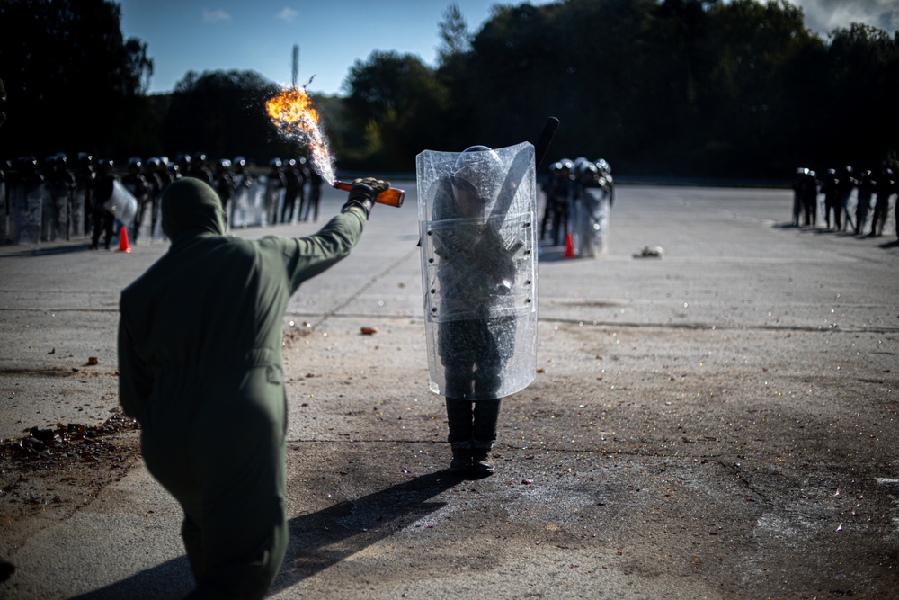 KFOR 34 Conducts Fire Phobia Training in Hohenfels, Germany