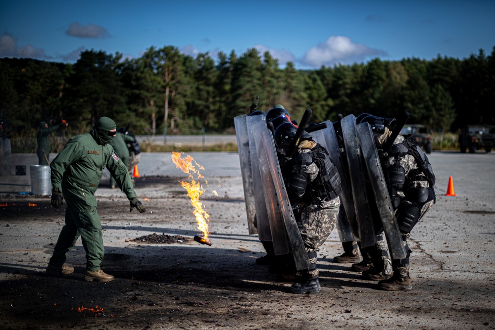 KFOR 34 Conducts Fire Phobia Training in Hohenfels, Germany