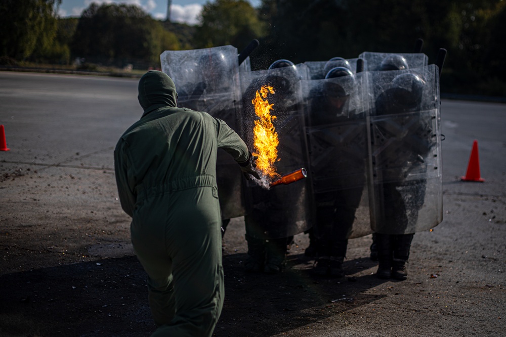 KFOR 34 Conducts Fire Phobia Training in Hohenfels, Germany