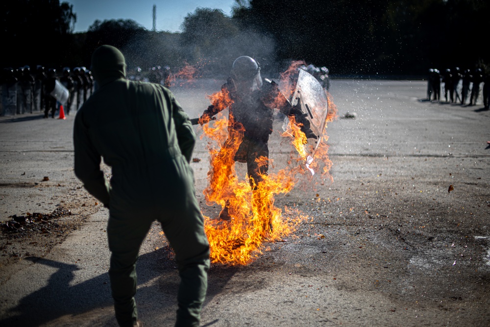 KFOR 34 Conducts Fire Phobia Training in Hohenfels, Germany