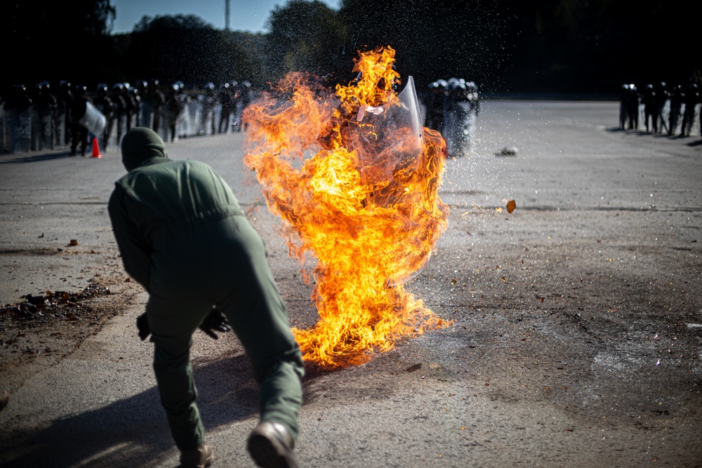 KFOR 34 Conducts Fire Phobia Training in Hohenfels, Germany