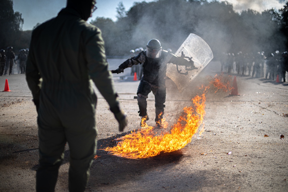 KFOR 34 Conducts Fire Phobia Training in Hohenfels, Germany