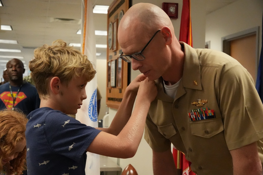 Navy and Marine Corps Force Health Protection Command Holds Promotion Ceremony for Cmdr. Ryan Larson