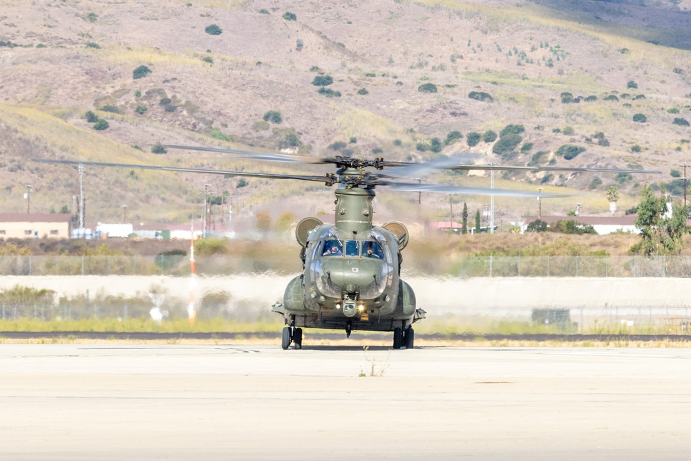 3rd MAW Marines and British Royal Navy aircrews conduct a subject matter expert exchange