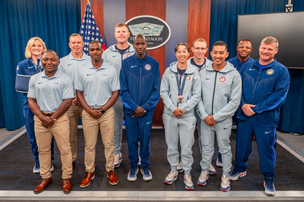 2024 DoD Olympians and Paralympians visit Pentagon