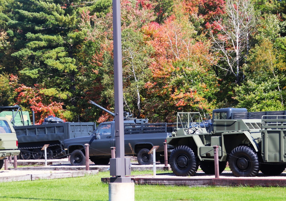 2024 Fall Colors at Fort McCoy's Equipment Park