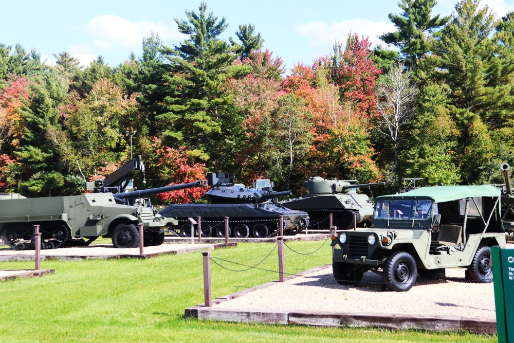 2024 Fall Colors at Fort McCoy's Equipment Park