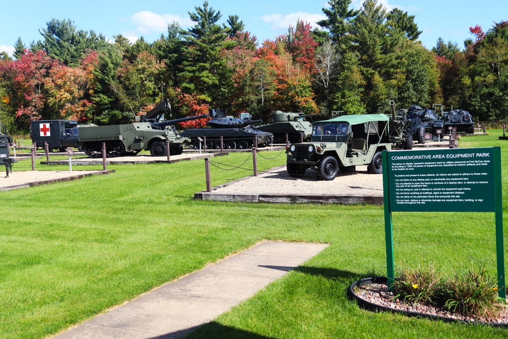 2024 Fall Colors at Fort McCoy's Equipment Park