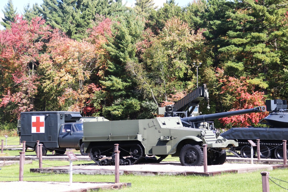 2024 Fall Colors at Fort McCoy's Equipment Park