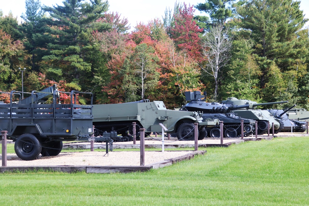 2024 Fall Colors at Fort McCoy's Equipment Park