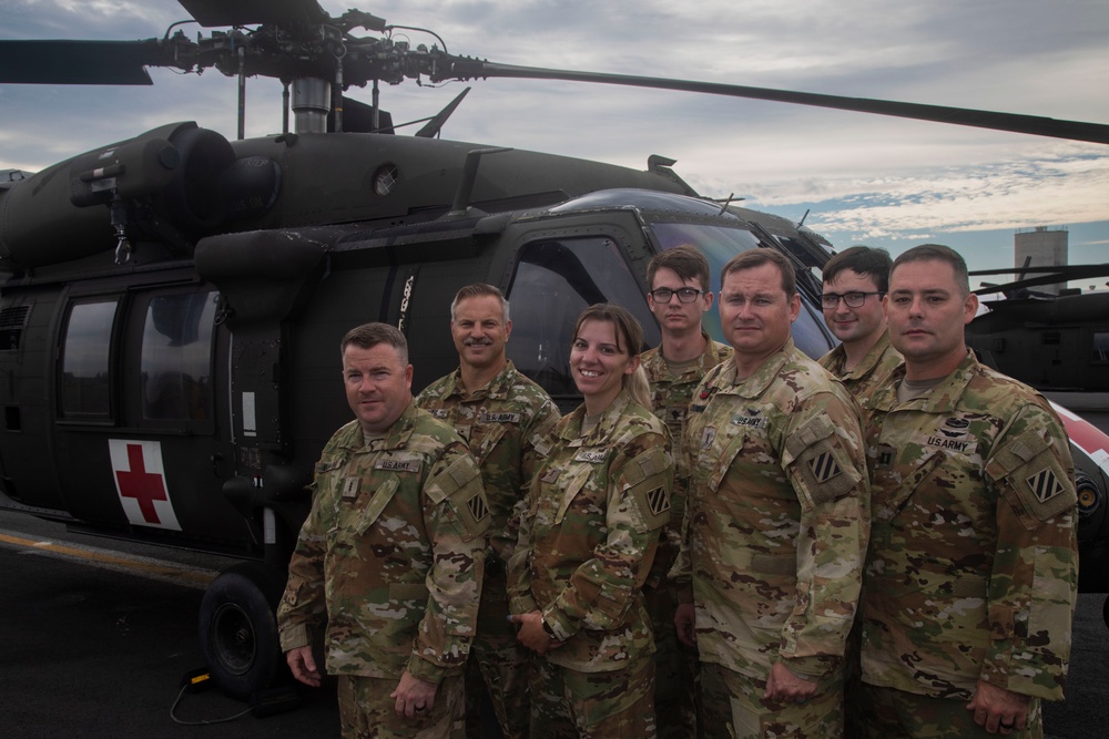 2-3 GSAB MEDEVAC transfer after Hurricane Helene