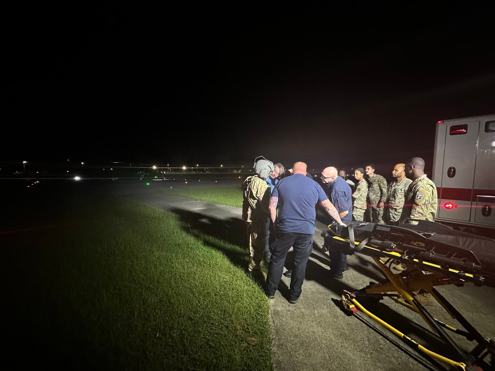 2-3 GSAB MEDEVAC transfer after Hurricane Helene