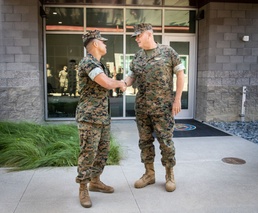 U.S. Marine Corps Captain Recognized for Rendering Aid to Fellow Marine