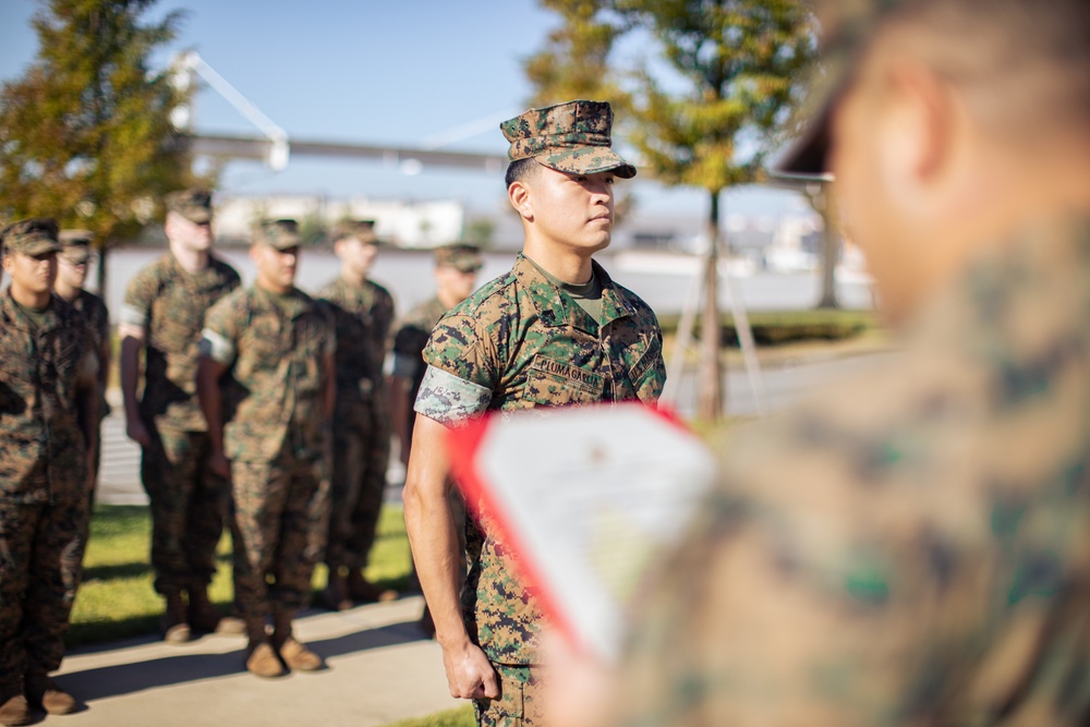 MARFORK NCO Promotion Ceremony