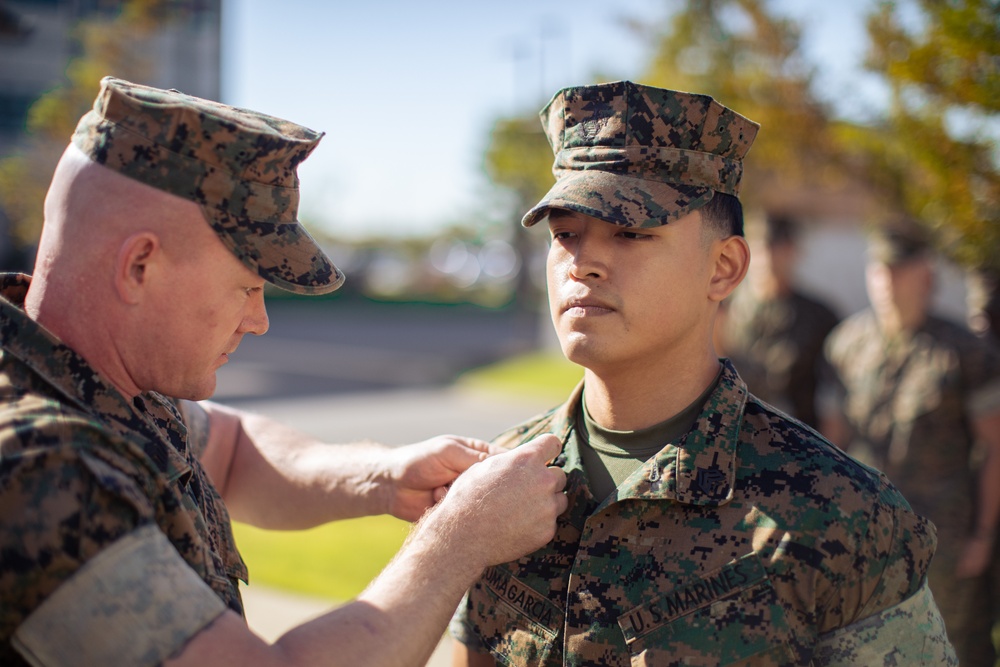 MARFORK NCO Promotion Ceremony