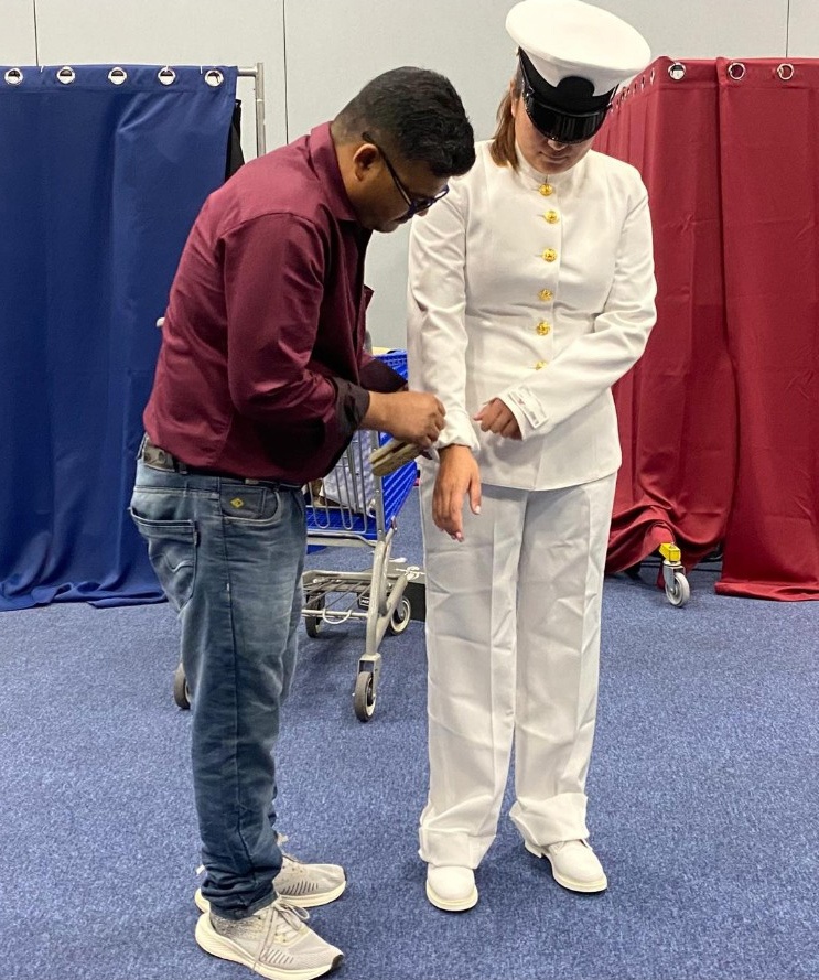 Navy Exchanges assist Chief Petty Officer selectees with new uniforms