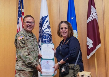 BAMC holds special promotion ceremony for three four-legged service members