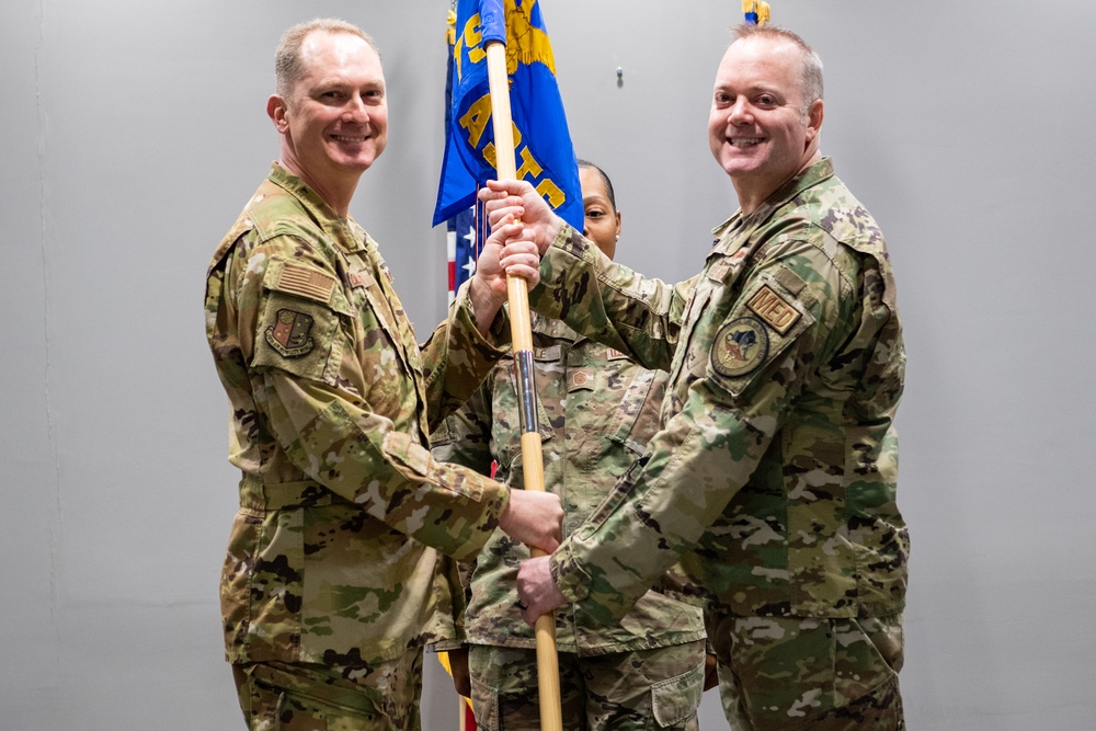 514th Aeromedical Staging Squadron Change of Command